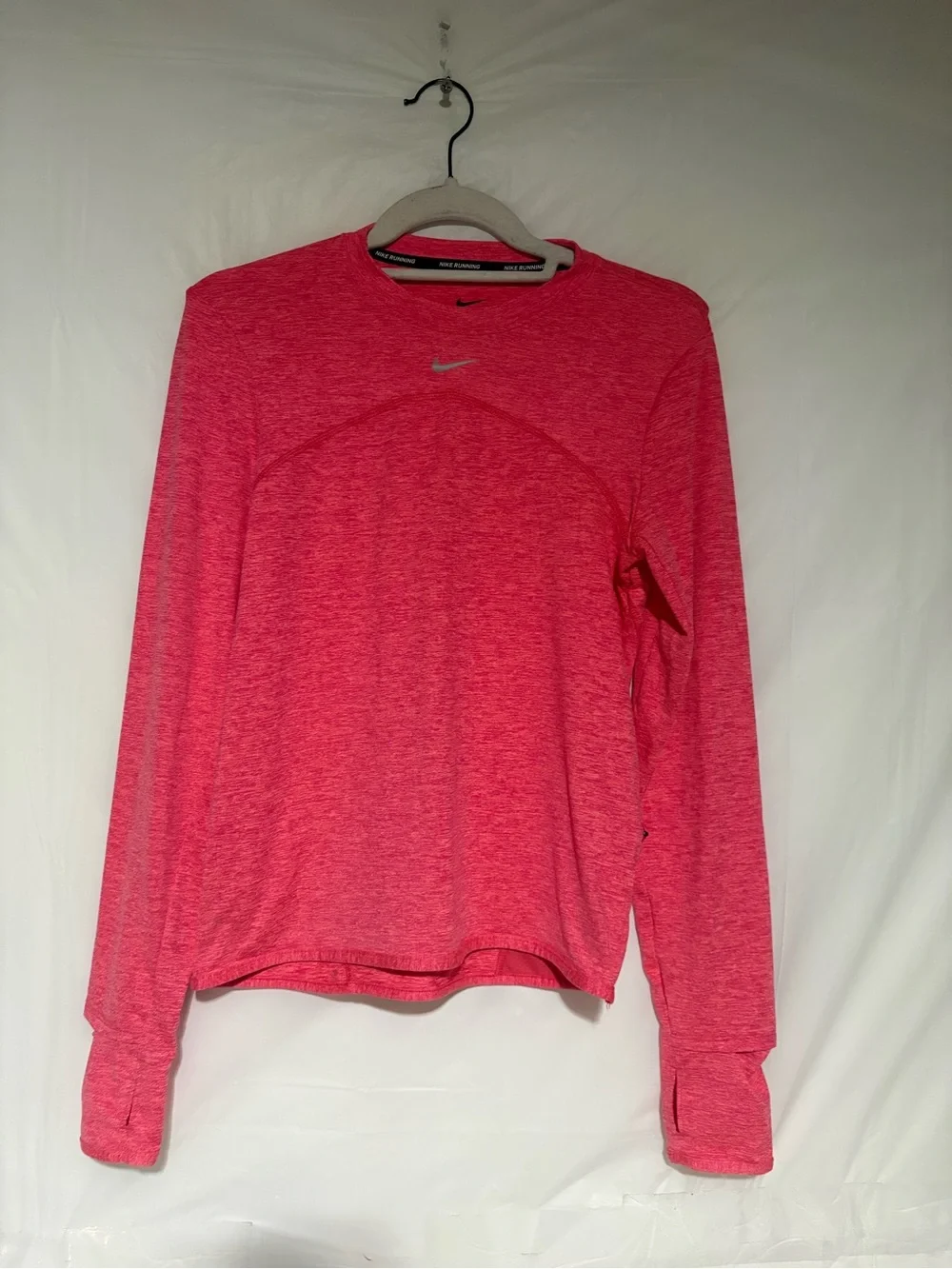 Nike Women's Pink Long-Sleeve Performance Top